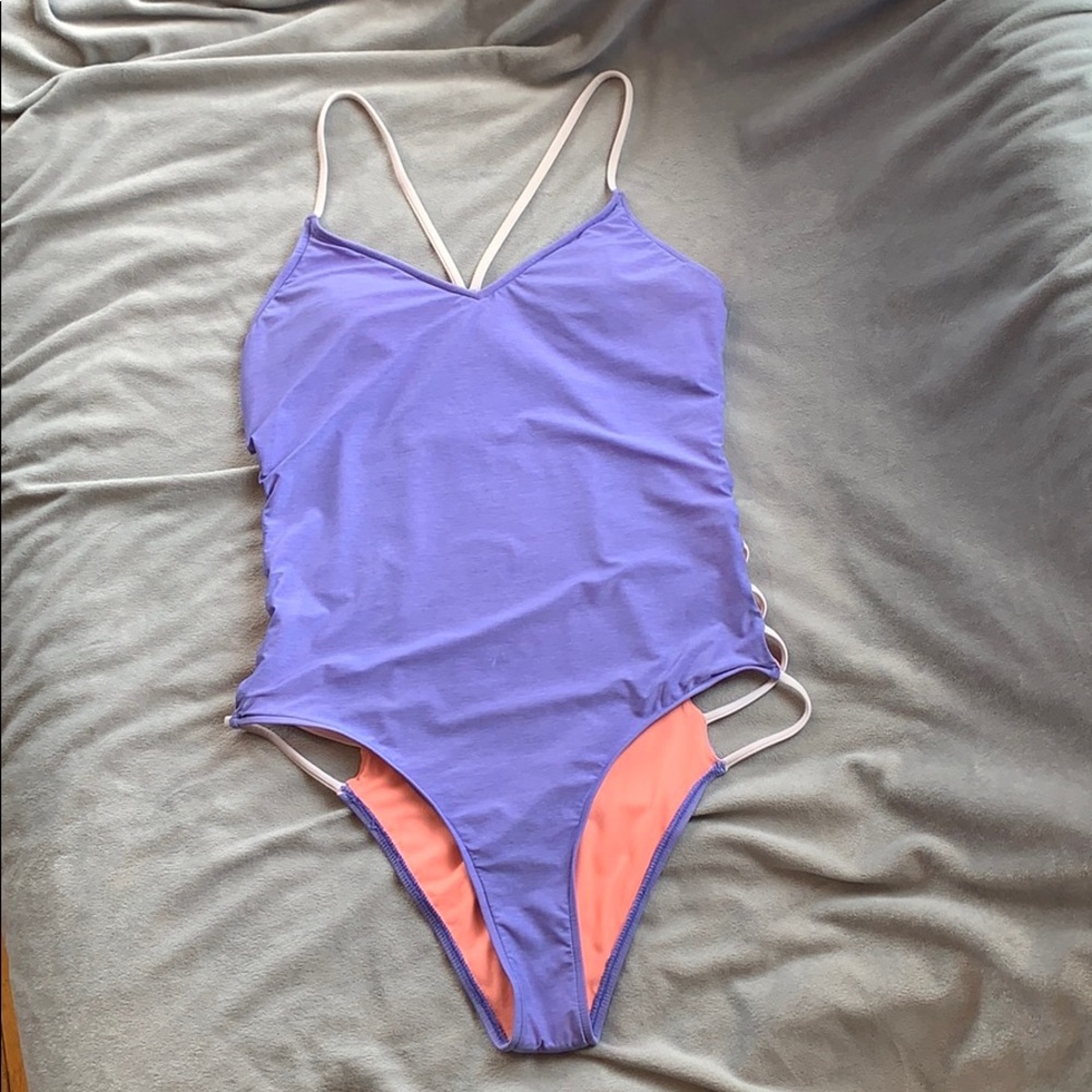 Body Glove one piece bathing suit, strapped sides